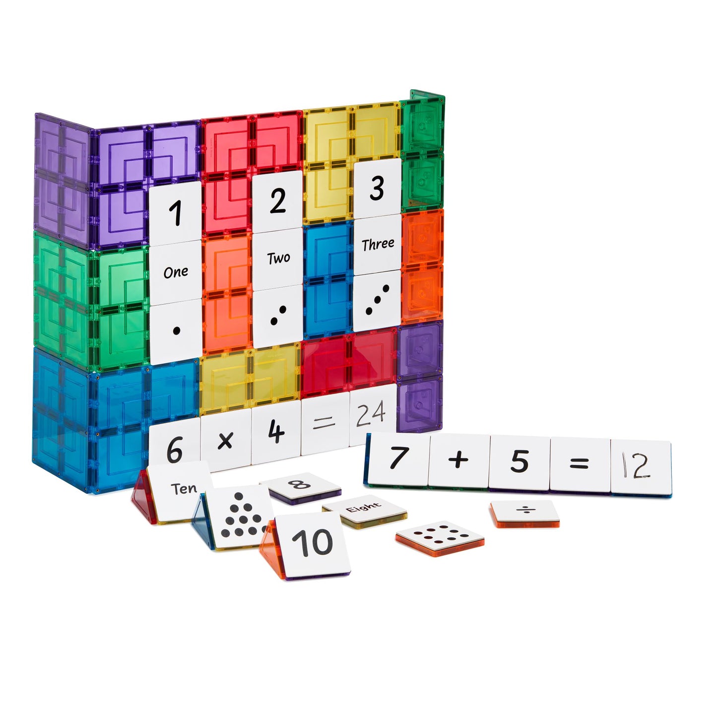 Magnetic Tile Topper - Numeracy Pack (40 piece)