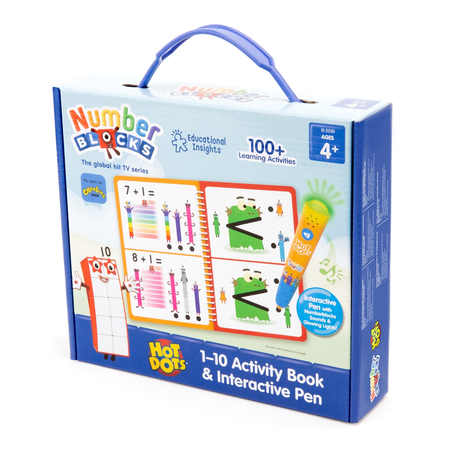 Hot Dots® Numberblocks Activity Book 1-10 & Interactive Pen