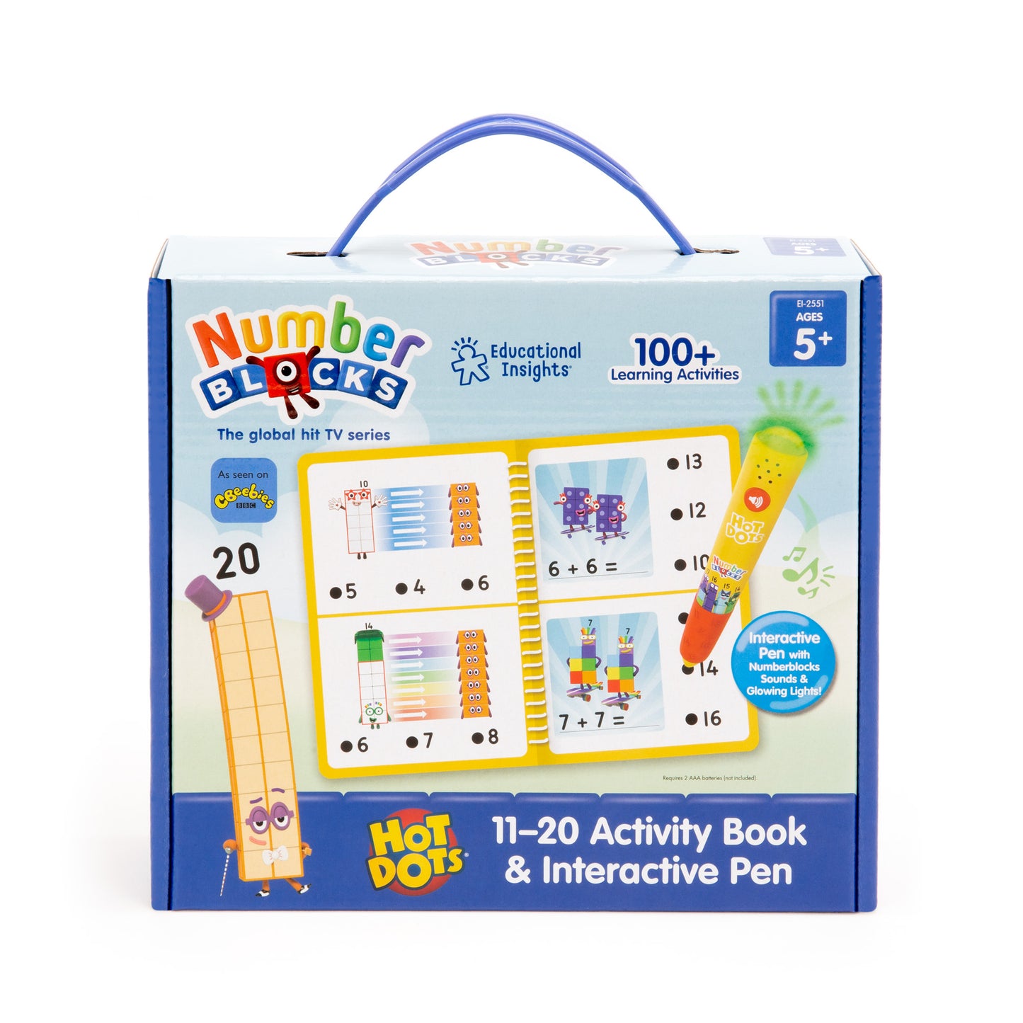 Hot Dots® Numberblocks Activity Book 11-20 & Interactive Pen