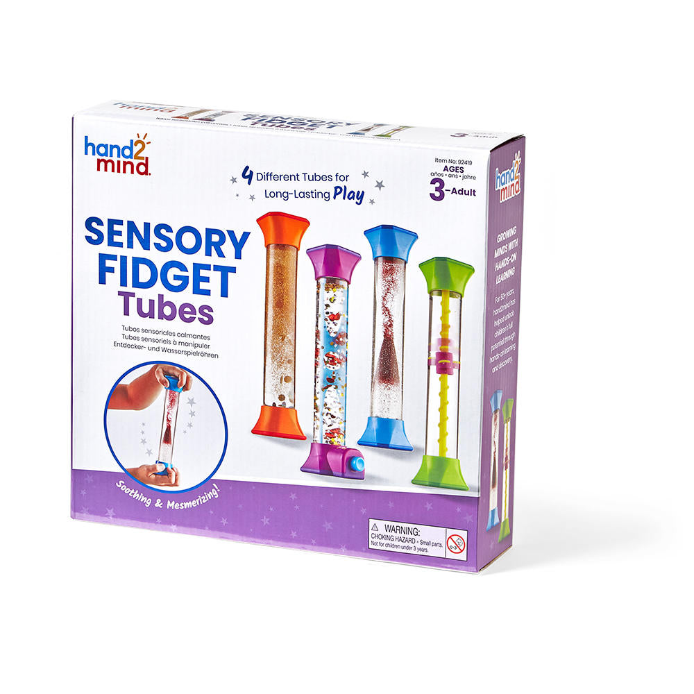 Sensory Fidget Tubes, Set of 4