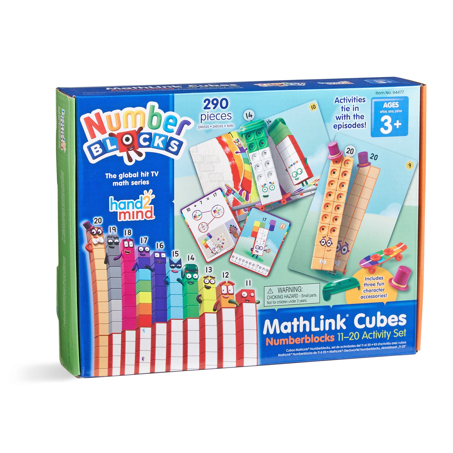 Numberblocks MathLink® Cubes 11–20 Activity Set