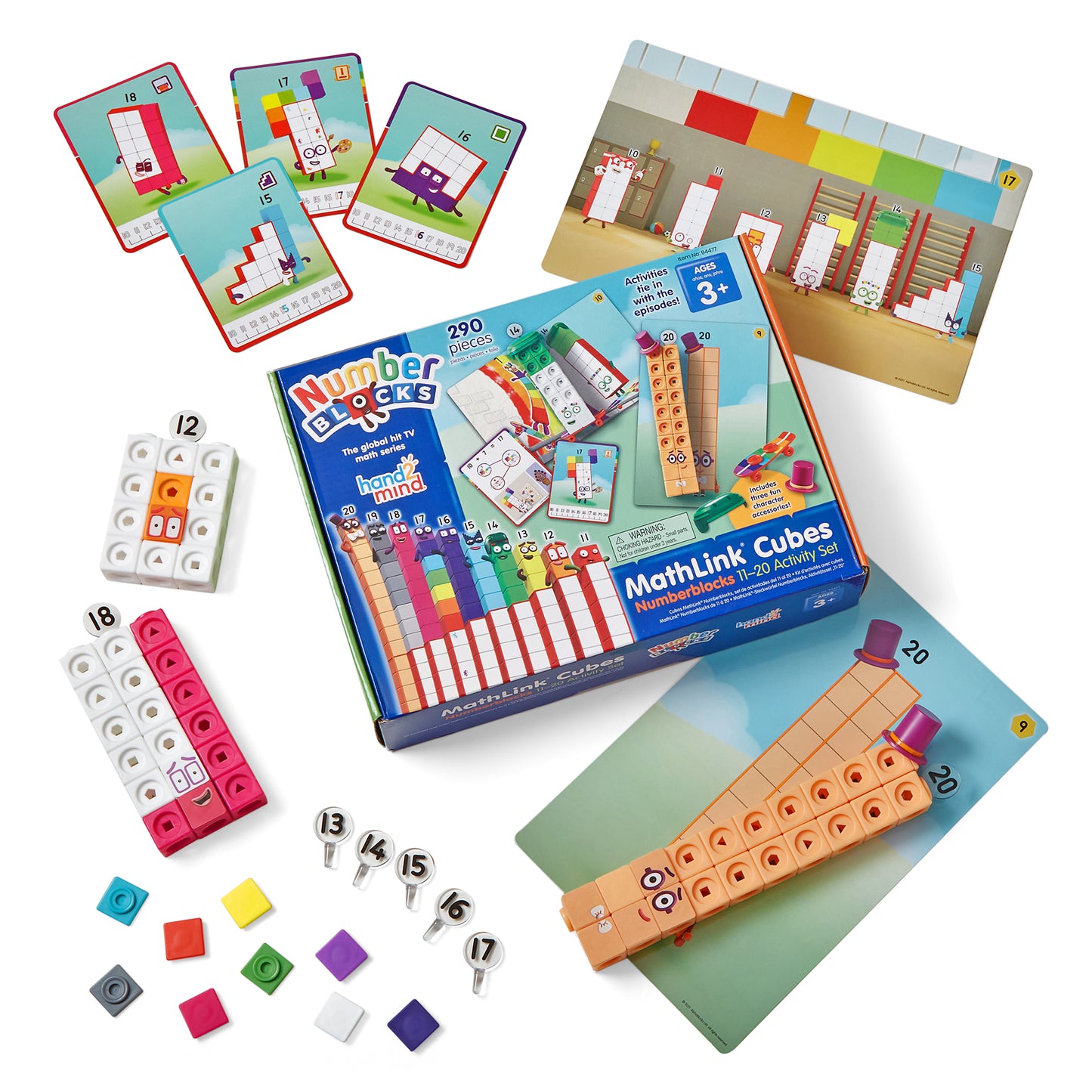 Numberblocks MathLink® Cubes 11–20 Activity Set