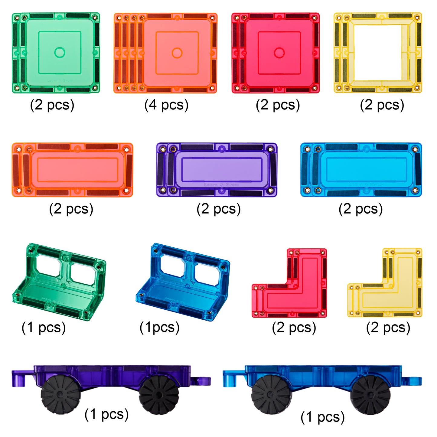 Magnetic Tiles - Car Pack (28 Piece)