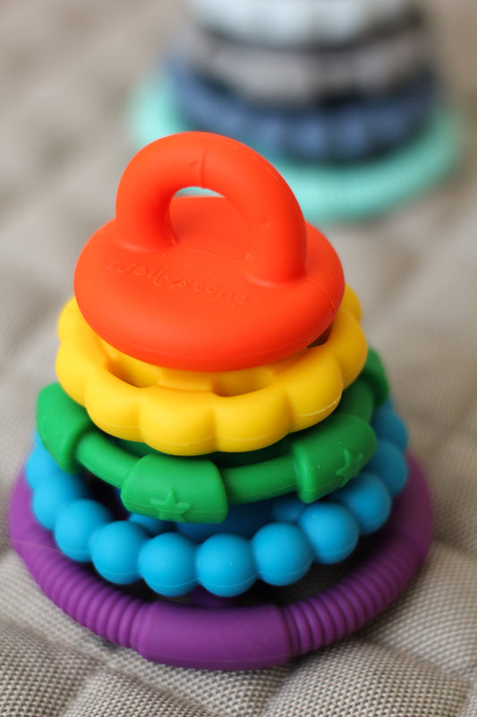 Rainbow Stacker & Teether Toy