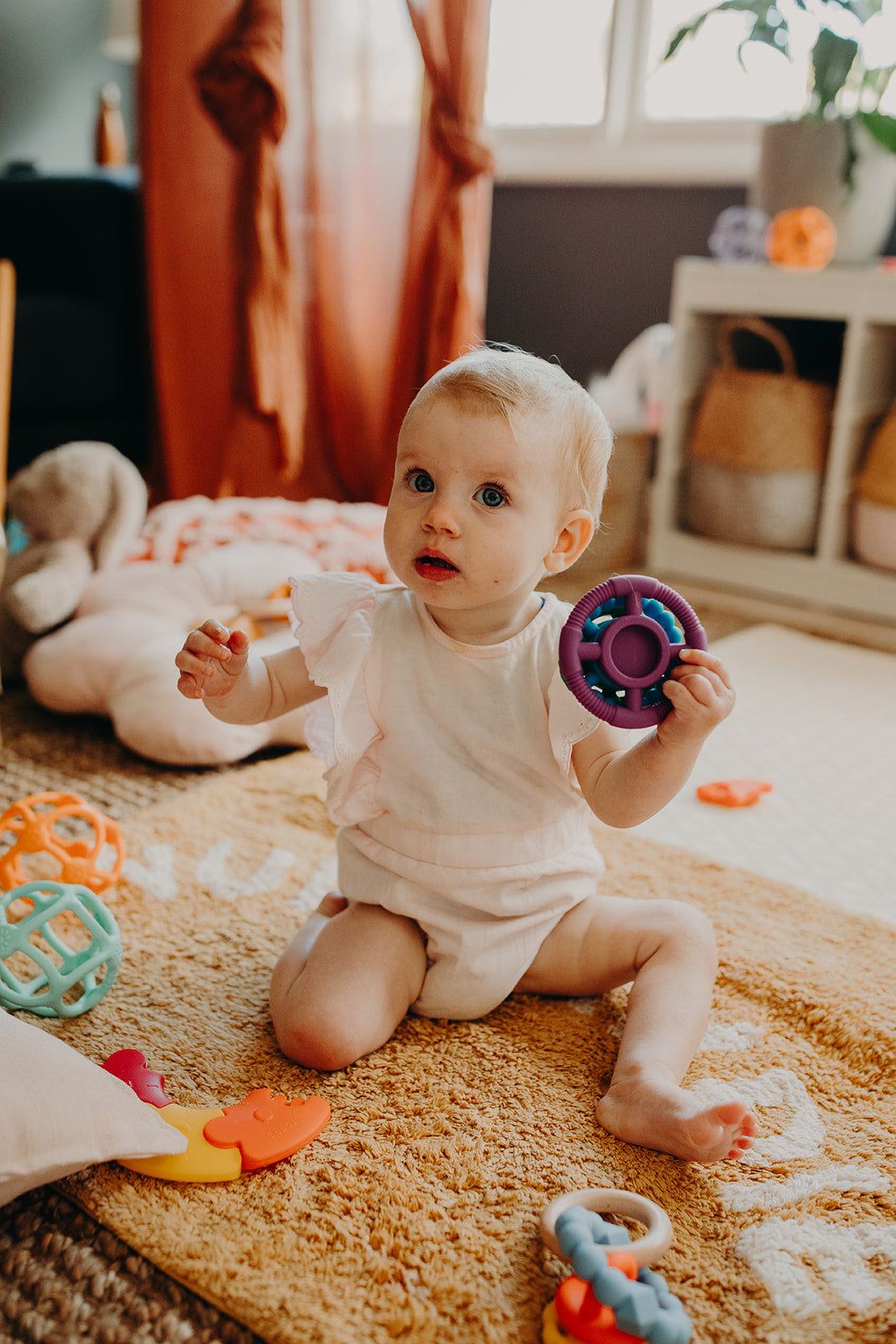 Rainbow Stacker & Teether Toy