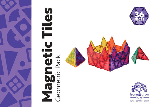 Magnetic Tiles - Geometry Pack (36 Piece)