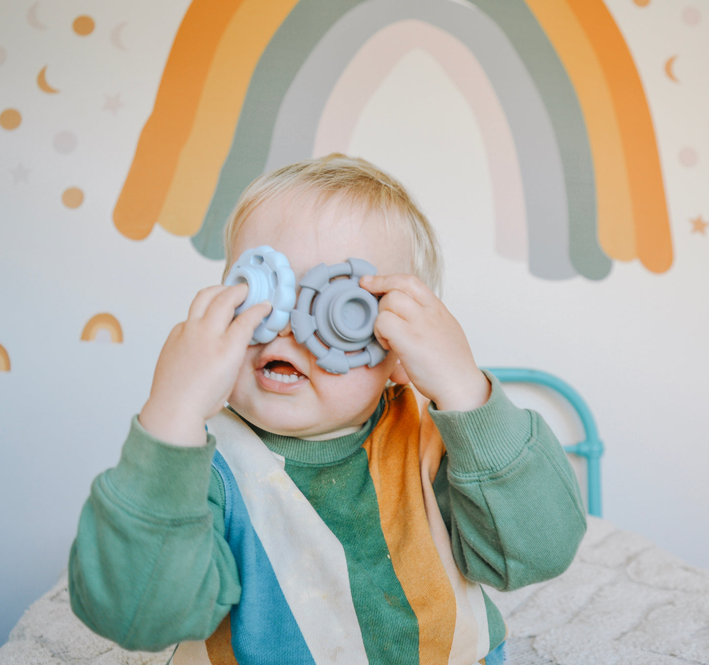 Rainbow Stacker & Teether Toy