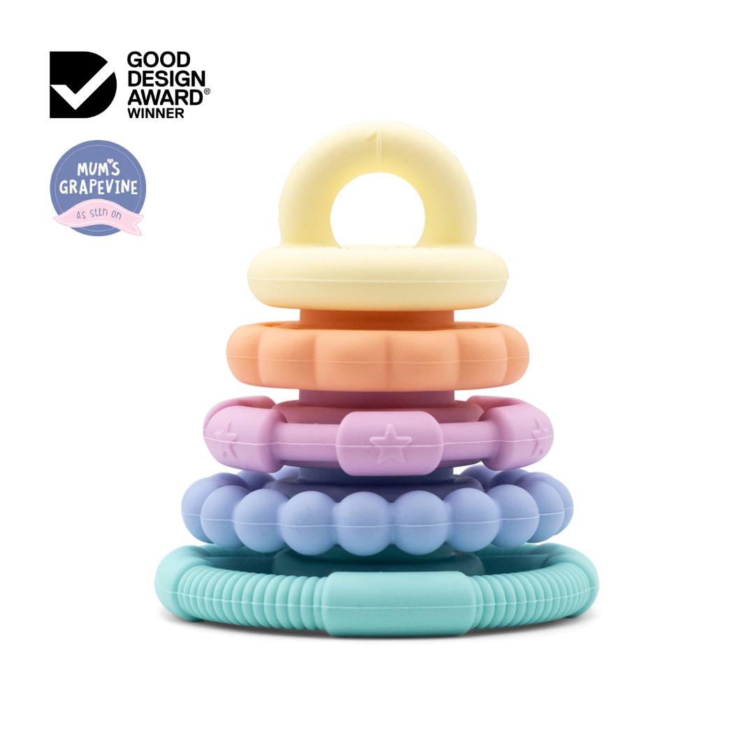 Rainbow Stacker & Teether Toy