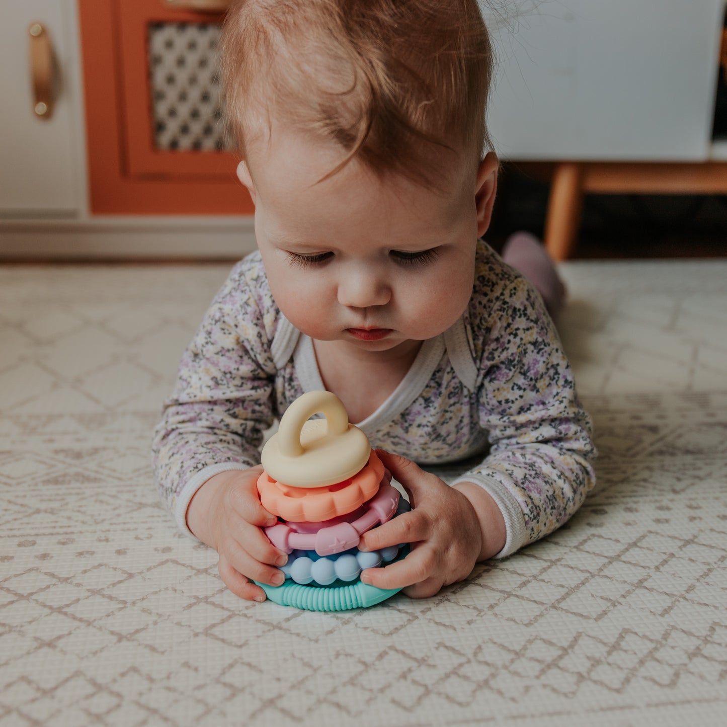 Rainbow Stacker & Teether Toy