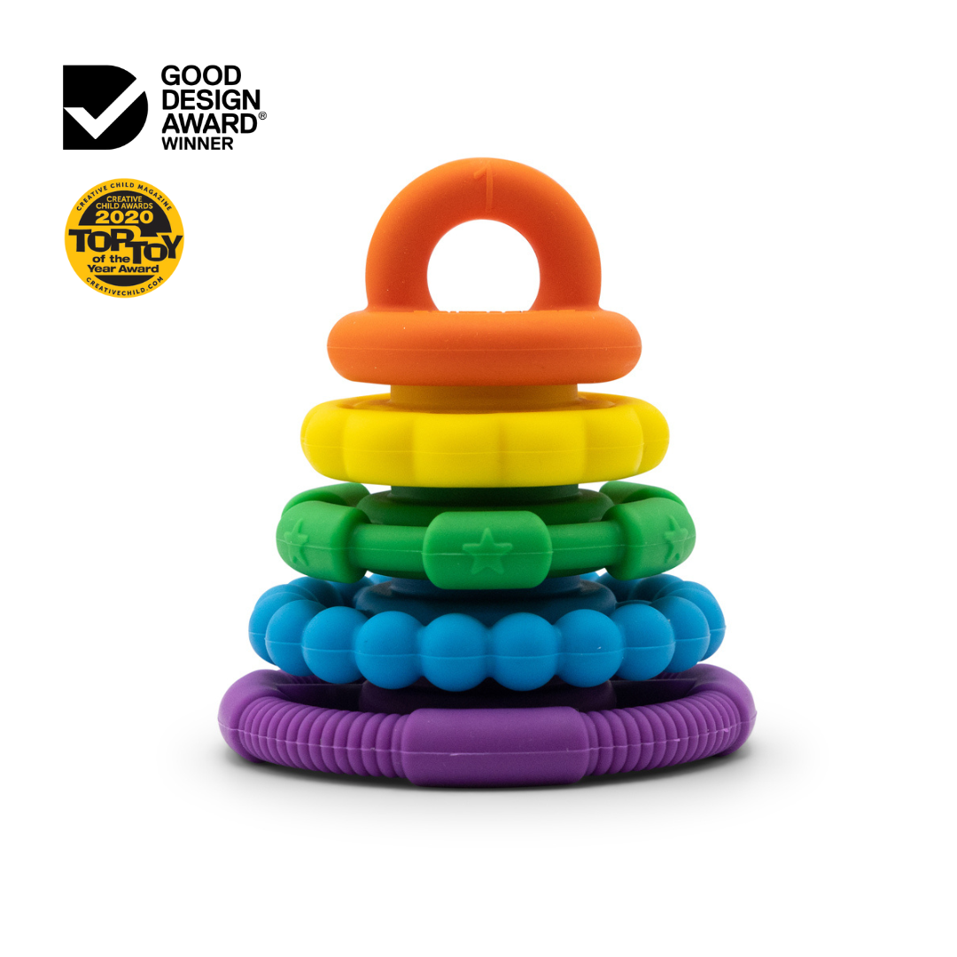 Rainbow Stacker & Teether Toy